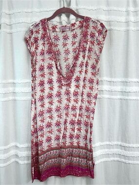 Calypso St. Barth Size Small V-Neck Dress or Swim Coverup